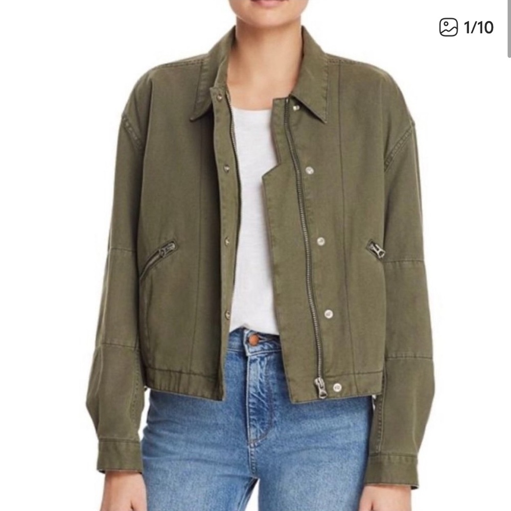Rag & Bone Fleet Jacket Cotton Green